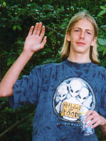 Jeff with waving
