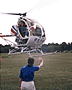 Jeff, helicopter ride